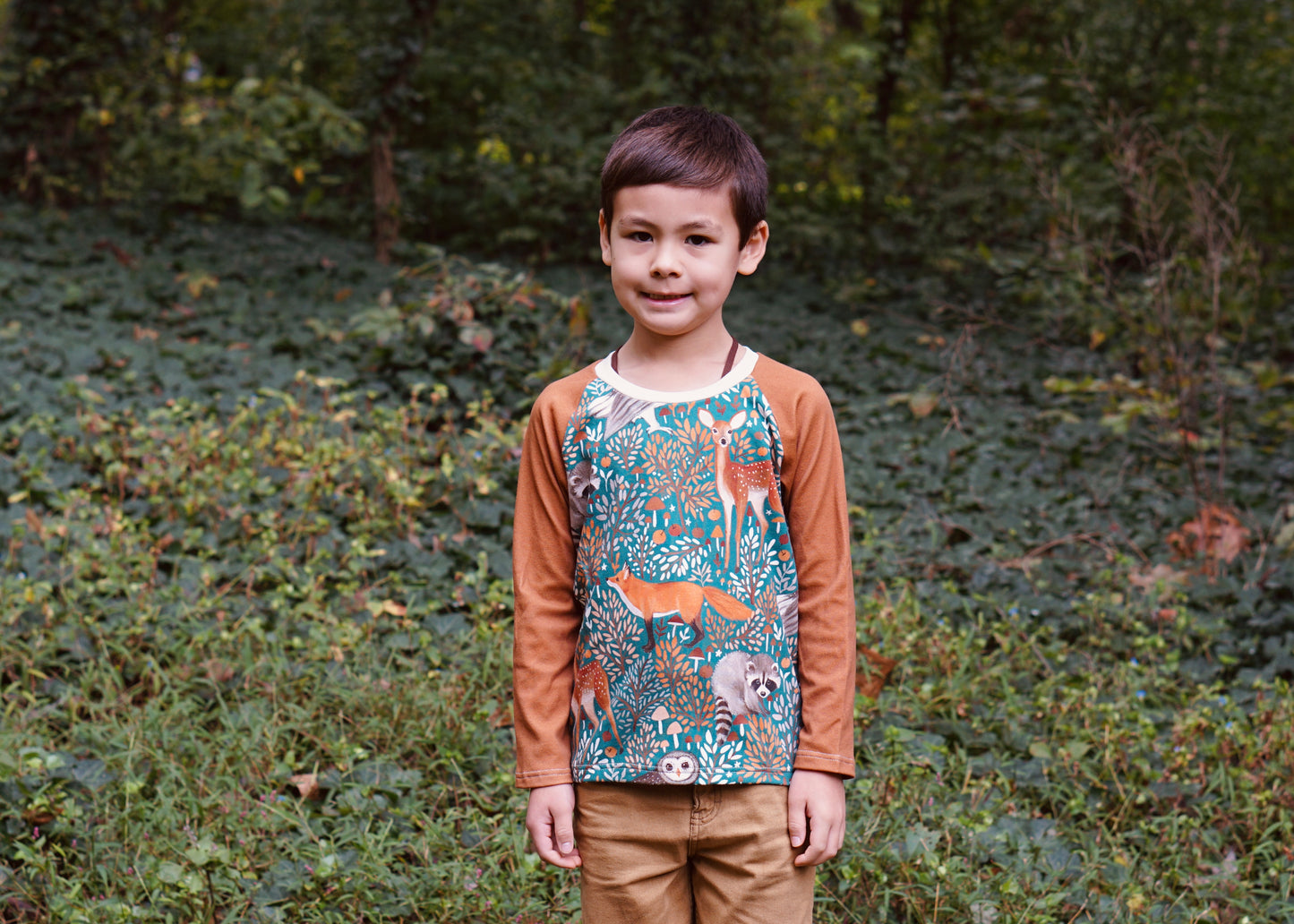 Woodland Forest Tee in Organic Cotton