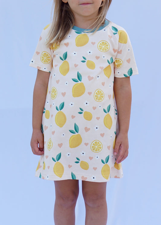 Printed Dress in Organic Cotton